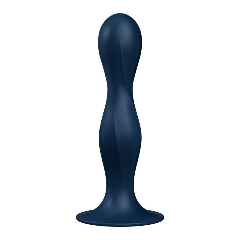 Double Ball-R Weighted Dildo Dark Blue